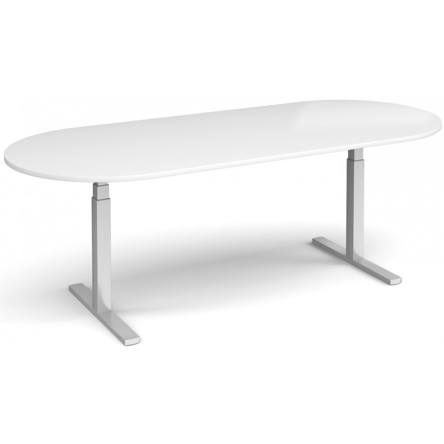 Elev8 Touch Adjustable Radial End Boardroom Table